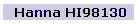 Hanna HI98130